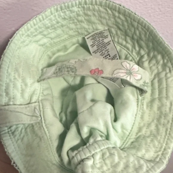 next Light Green Floral Hat for 3-6mo - Picture 7 of 8